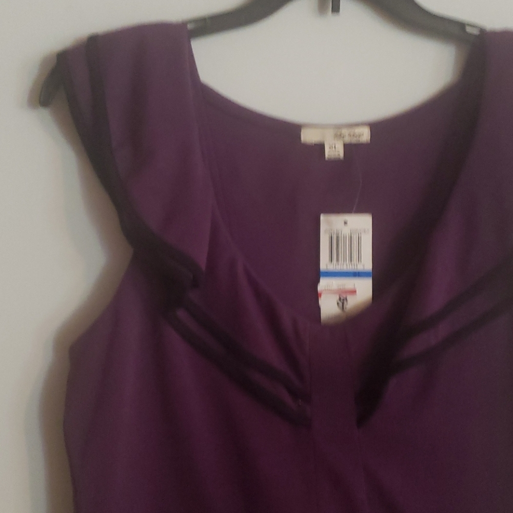 Bebop Juniors Black Purple Dress New Xl - Picture 3 of 4